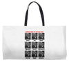 expressions of captain holt Weekender Totes