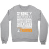 Strong Independent Motivated Taurus Crewneck Sweatshirt