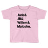 Jude JB Willem Malcolm Toddler T-shirt