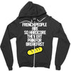 french people are so hard they eat pain for breakfast Zipper Hoodie