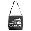 not at the table carlos hangover Adjustable Strap Totes