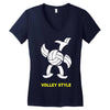 volleyball style sport funny gift present outdoor Women's V-Neck T-Shirt