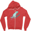 ask me about dinosaurs Zipper Hoodie