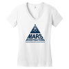 mars investigation Women's V-Neck T-Shirt