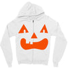 fun face pumpkin Zipper Hoodie