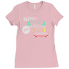 do more makes you happy skateboard Ladies Fitted T-Shirt