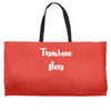 trombone hero funny music Weekender Totes