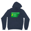 gps logo free exit 63 beach haven Unisex Hoodie