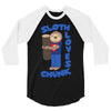 sloth loves chunk 3/4 Sleeve Shirt