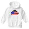 usa curling Youth Hoodie