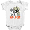 This Girl Loves Her Golden Baby Onesie