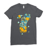space cat Ladies Fitted T-Shirt