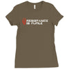 resistance is futile Ladies Fitted T-Shirt