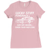 your days end funeral skull skeleton hearse Ladies Fitted T-Shirt