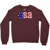 american freedom flag Crewneck Sweatshirt
