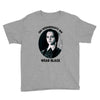 on wednesdays we wear black Youth Tee