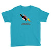 never give up poster Youth Tee
