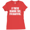 i'm beautiful Ladies Fitted T-Shirt