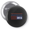underwood 2016 flag house of cards Pin-back button