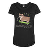 hard corg Maternity Scoop Neck T-shirt