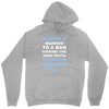 happily married to a man kicking the crap outta stomach cancer Unisex Hoodie