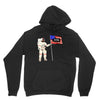 Astronaut Celebrating Independence  Day at 1776 Unisex Hoodie