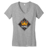 king e.s.t Women's V-Neck T-Shirt