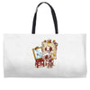 triple beagle portrait Weekender Totes