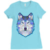 the wolf Ladies Fitted T-Shirt