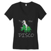 Disco Women's V-Neck T-Shirt