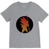 Goku Silhouette V-Neck Tee