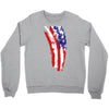 july 4th flag Crewneck Sweatshirt