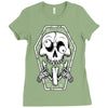 put tongue out Ladies Fitted T-Shirt