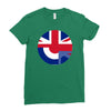 mod union jack, ideal gift, birthday present Ladies Fitted T-Shirt