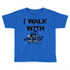 i walk with wasd Toddler T-shirt