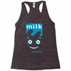 blur milk coffee and tv rock music band Racerback Tank
