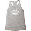 awesome in bed Racerback Tank