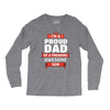 proud dad son Long Sleeve Shirts