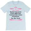 Dear Daddy, Thanks for Being my Dad Baby Boy Letter to Father T-Shirt