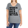 real hip hop heads Ladies Curvy T-Shirt