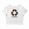 karma recycle Crop Top