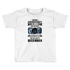 Never Underestimate A Man Who Watches Black Mirror And Was Born in Toddler T-shirt