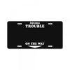 Double Trouble On The Way License Plate
