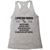Capricorn Woman Racerback Tank