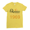 queens are born in october 1969 Ladies Fitted T-Shirt