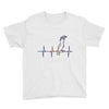 my heart beats for parrots Youth Tee