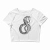 tribal cobra Crop Top