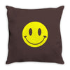 smiley face mens Throw Pillow