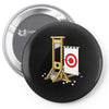 medieval fairground Pin-back button