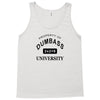 dumbass university t shirt school party funny tee Tank Top